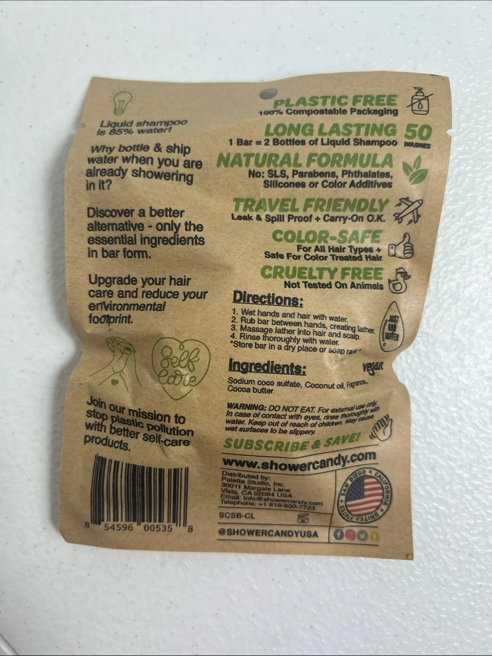Shower Candy Solid Shampoo Bundle of 3 - Various scents NIP